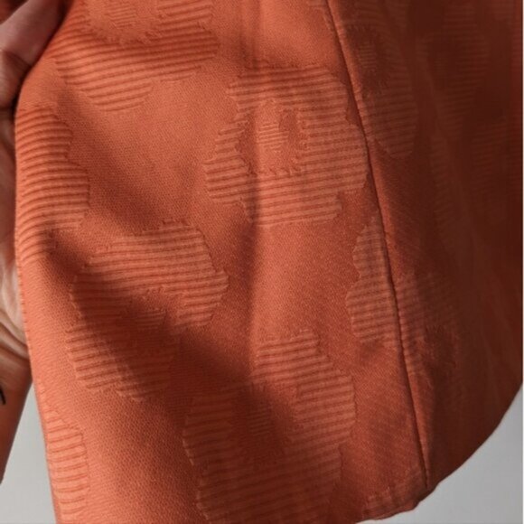 Louis Feraud orange textured blazer jacket - Picture 6 of 9